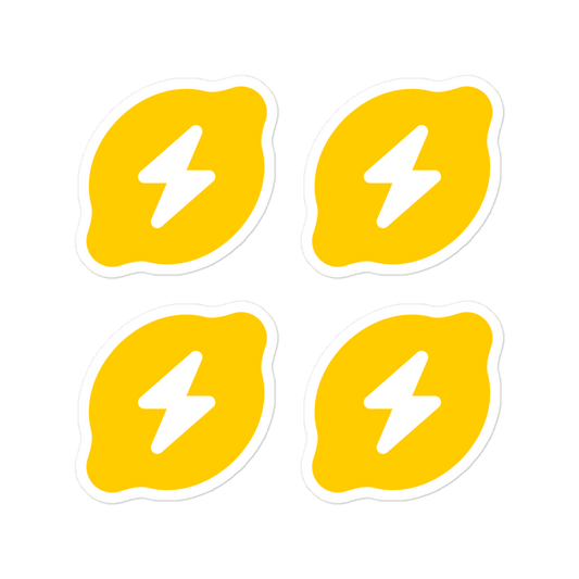 laserlemon stickers (sheet of 4)